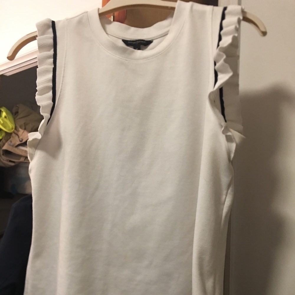 White Banana Republic Top